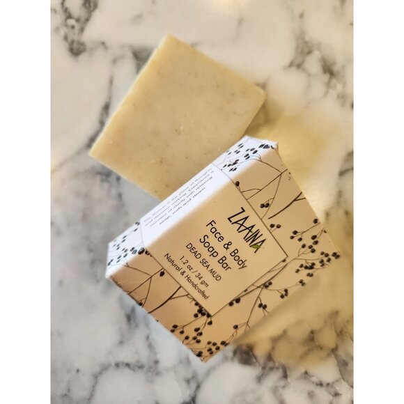 Zaaina Natural Handcrafted Face & Body Soap Bar Dead Sea Mud 1.2 Oz - Picture 4 of 4